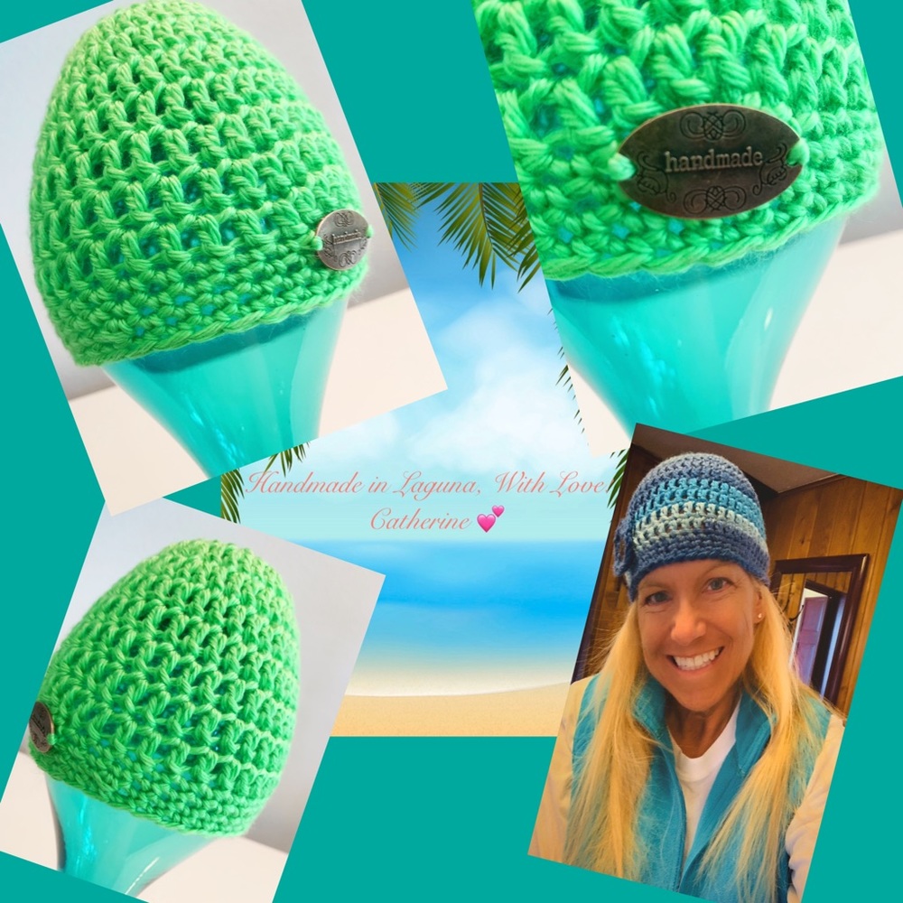 Beanies Handmade in the Salty Air of Laguna Beach!